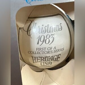 1983 Heritage USA Christmas Ornaments Tammy Faye Bakker, Televangelist